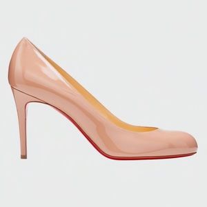 Christian Louboutin nude shoes size 39.5 like new